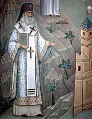 Фреска в крипте архиеп. Серафима