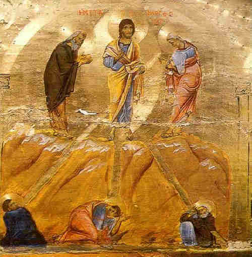 Преображение Господне, икона от 12 в., манастира "Св. Катерина" в СинайThe Transfiguration - Icon in the Monastery of St. Catherine