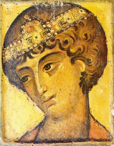 Св. Георги Победоносец. Икона от XIII в., манастира "Св. Екатерина" в Синай